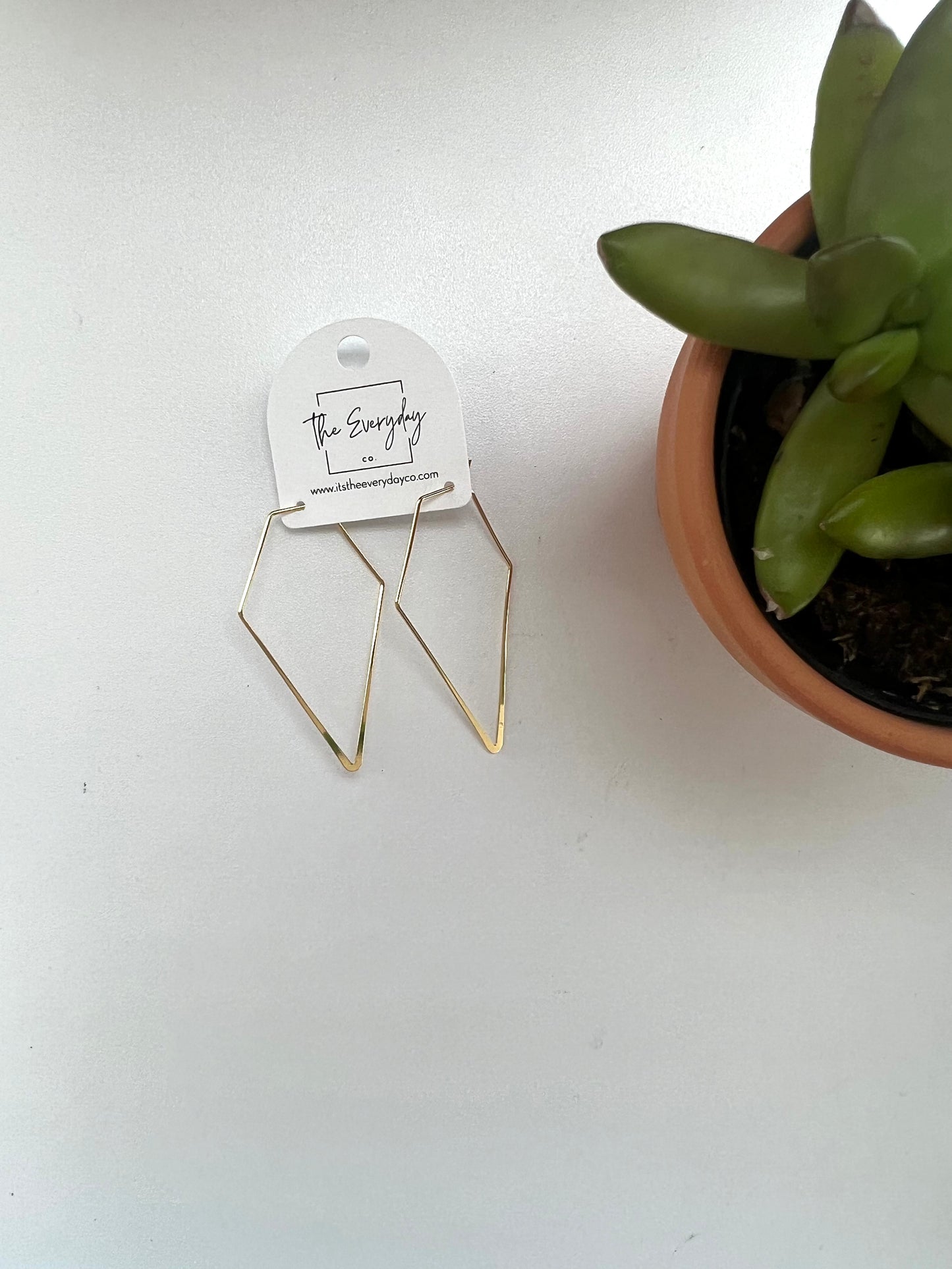 The Gold One || Dangle Earrings